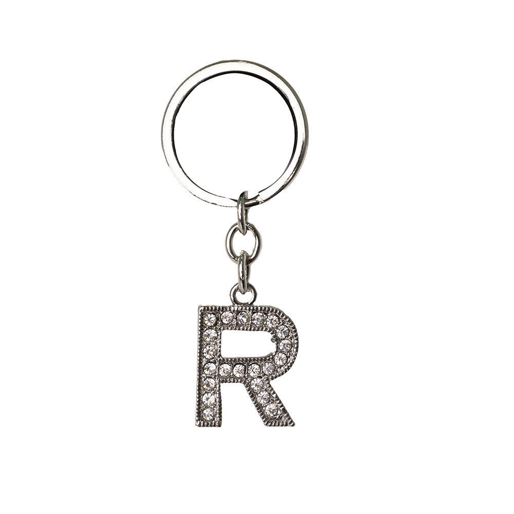 Chaveiro de Metal Letra R